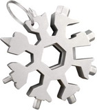 18-In-1 Stainless Steel Snowflakes Multi-Tool