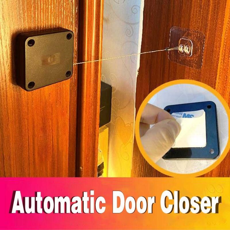 Punch-free Automatic Sensor Door Closer Automatically Close for All Doors