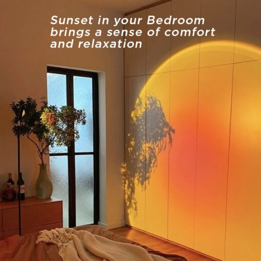 Sunset Atmospheric Projector Lamp | Romantic Family Atmosphere | 4 Color in 1  ( High Quality )