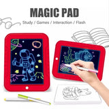 3D Magic Drawing Pad Children’s Fluorescent Drawing Pad Puzzle Luminous Magical Graffiti Writing Pad 3D Luminous Drawing Pad