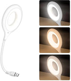 USB Smart Night Lamp Voice Operated LED Smart Night Light Lamp 360 Adjustable Desk Lamp