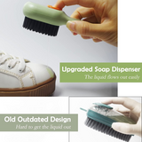 Multifunctional Shoe Cleaning Scrub Brush with Soap Dispenser