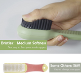 Multifunctional Shoe Cleaning Scrub Brush with Soap Dispenser