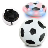 Football LED Air Power Light Suspension Electric Air Cushion Football LED Light Collision Sports Toy Table Games Indoor Toys