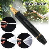 Portable Water Sprayer Nozzle Adjustable Metal High Pressure Car Washing Garden Hose Sprinkler System