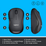 Logitech M 221 Silent Wireless Mouse