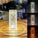 Crystal Diamond Lamp Light Projector | In 16 Colors | Touch & Remote Control |  Exquisite Gift