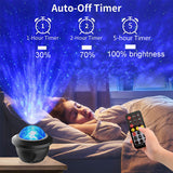 LED Star Galaxy Projector Starry Sky Night Light Built-in Bluetooth-Speaker For Home Bedroom Decoration