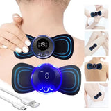 Portable Mini Neck Electric Massager Back Shoulder Relieve Fatigue Massage Patch