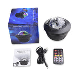 LED Star Galaxy Projector Starry Sky Night Light Built-in Bluetooth-Speaker For Home Bedroom Decoration