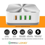 LDNIO 6 USB Ports With Auto ID and Qualcomm 3.0 Quick Charge Technology