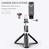 Bluetooth Selfie Stick With Mini Tripod