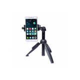 Yunteng YT-9928 2 in 1 Mini Tripod Selfie Stick with Phone Holder Remote Controller - Black