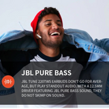 JBL Tune 225 True Wireless Earphones