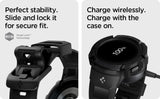 Galaxy Watch 4 Spigen Band & Case for 44 mm Rugged Armor Pro– Matte Black